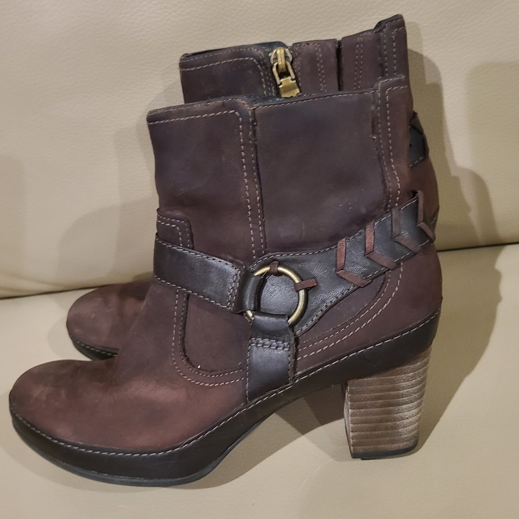 Clarks Tige De Cuir Booties